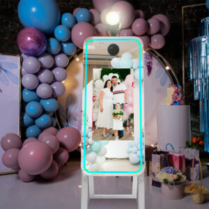 40'' Photo Master Mirror: The Ultimate Selfie Experience for Weddings, Dinners & Birthday Parties 0174