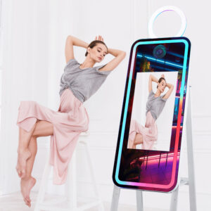 70 inch photo master mirror wedding, dinner, birthday party selfie magic selfie magic touch screen photobooth 037