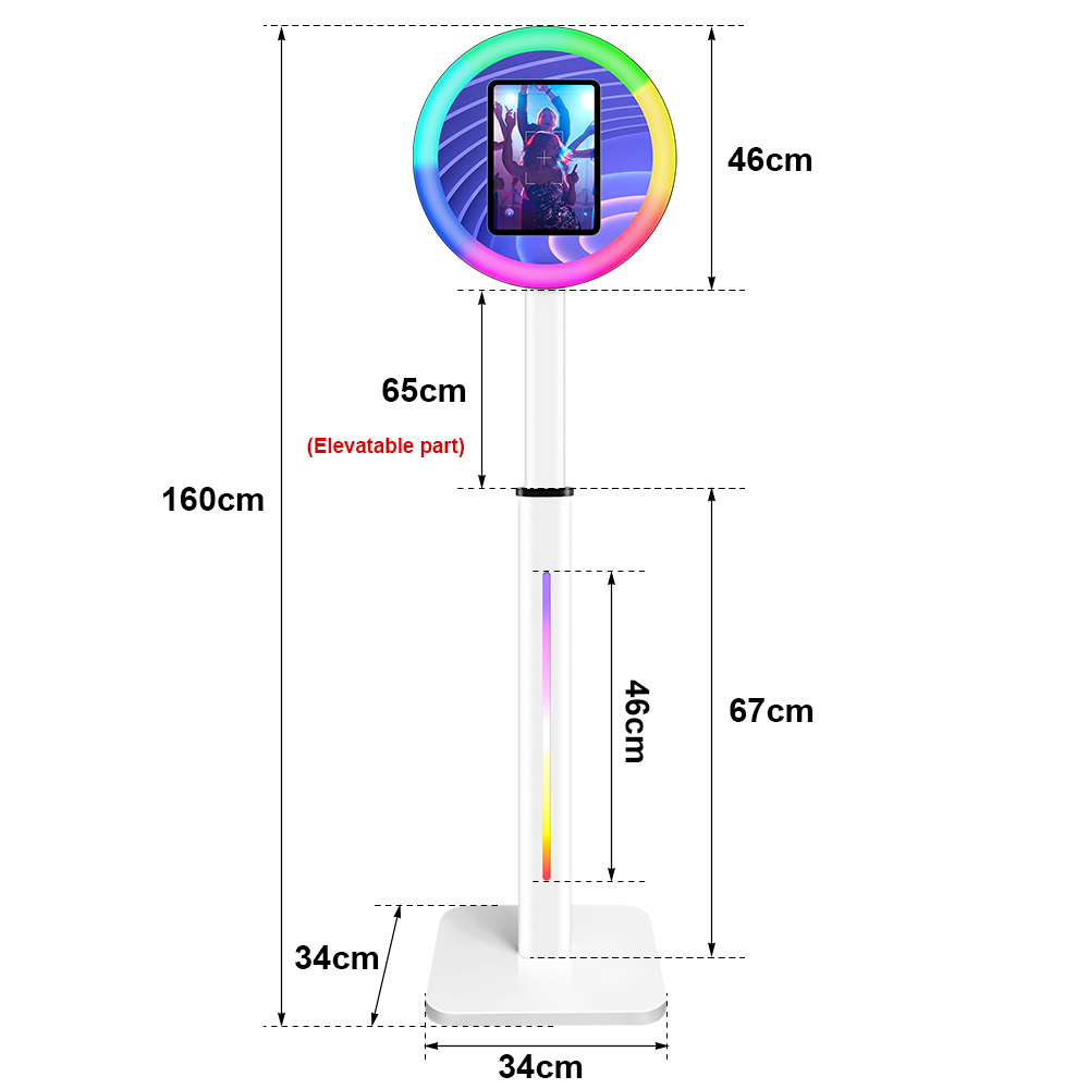The best retractable ipad photo booth video booth supplier in 2024. Photo booth for weddings, birthday parties, dinner lights and other events 78