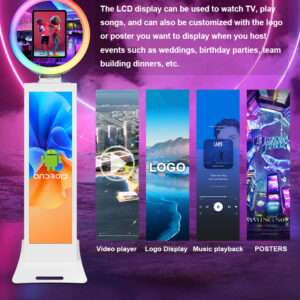 2024 PartyReady Photo Booth: 13'' iPad LCD Stand with Selfie Shell - Ideal for Events & Celebrations 89