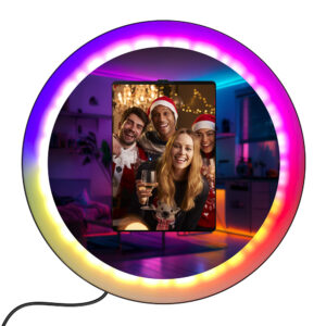 Unleash the Party Fun with a Handheld Mobile iPad Booth: A Portable Mini iPad Photo Booth for Dynamic Roaming Memories C21