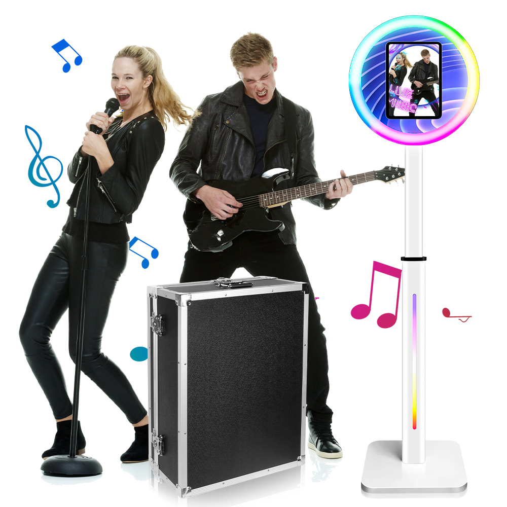 telescopic ipad photo booth party wedding portable props selfie magic miroir photobooth kiosk machine mirror photo booth video booth for events 2