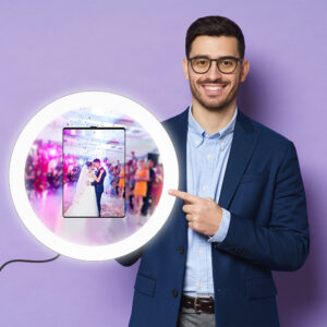 Unleash the Party Fun with a Handheld Mobile iPad Booth: A Portable Mini iPad Photo Booth for Dynamic Roaming Memories C20
