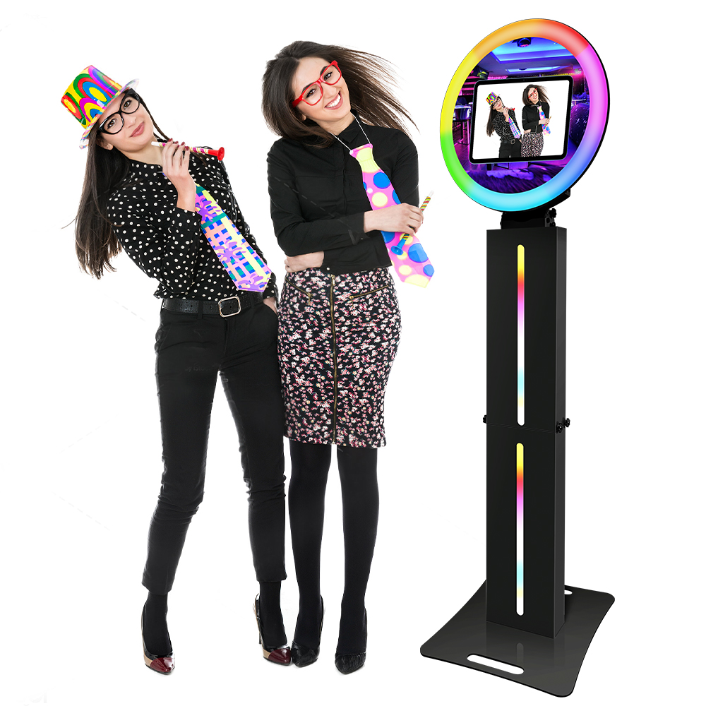 Portable Ring Light Selfie Booth with Flight Case, iPad Photo Booth for Weddings, Birthday Parties, Corporate Events, Charity or Fundraisers, Bar Mitzvahs, School Events and More. 113