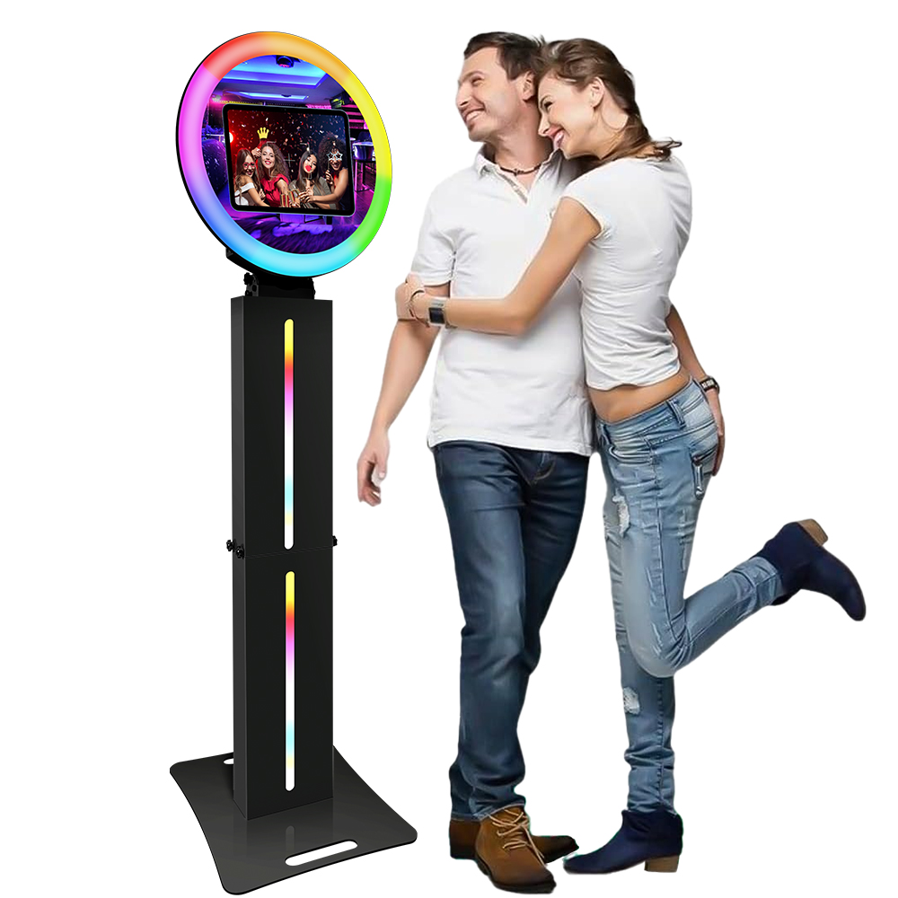 Portable Ring Light Selfie Booth with Flight Case, iPad Photo Booth for Weddings, Birthday Parties, Corporate Events, Charity or Fundraisers, Bar Mitzvahs, School Events and More.115