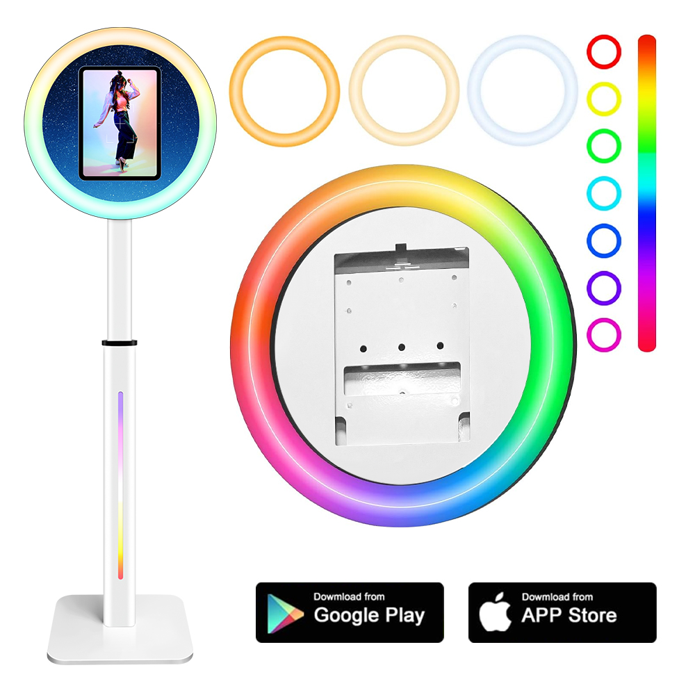telescopic ipad photo booth party wedding portable props selfie magic miroir photobooth kiosk machine mirror photo booth video booth for events 12
