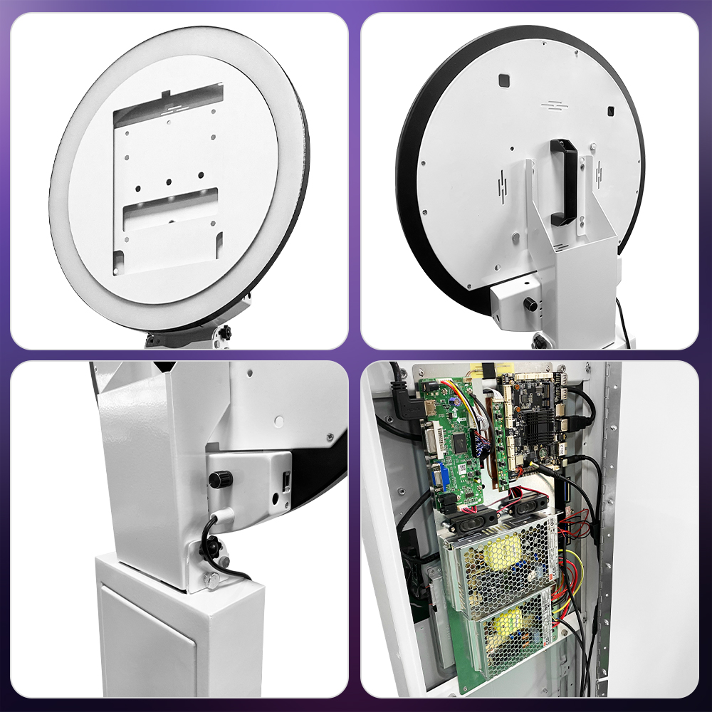 telescopic ipad photo booth party wedding portable props selfie magic miroir photobooth kiosk machine mirror photo booth video booth for events 5