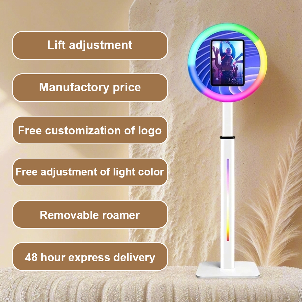telescopic ipad photo booth party wedding portable props selfie magic miroir photobooth kiosk machine mirror photo booth video booth for events 15