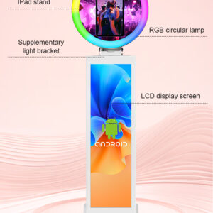 Portable light and shadow magic box: LCD ring light roaming photography booth, a new experience of DSLR-level selfie station C6