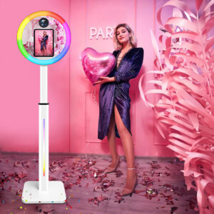 Excellent lighting and shadow, a new level of selfie: All-round Social Media Camera Stand, LED intelligent light source, DSLR/iPad can shoot as you like, a new experience of selfie booth C05