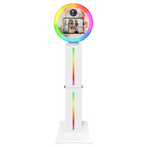 wholesale dslr photo booth in 12.9inch sizes with led screen touchscreen kiosk for parties for ipad & digitalphotography V52